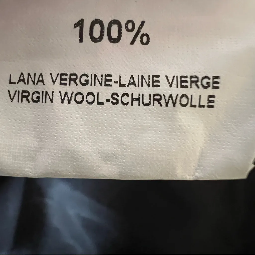 MICHAEL KORS 100% Virgin Wool Tweed Pencil Skirt Knee-length Button-Front Sz 12 - Image 4
