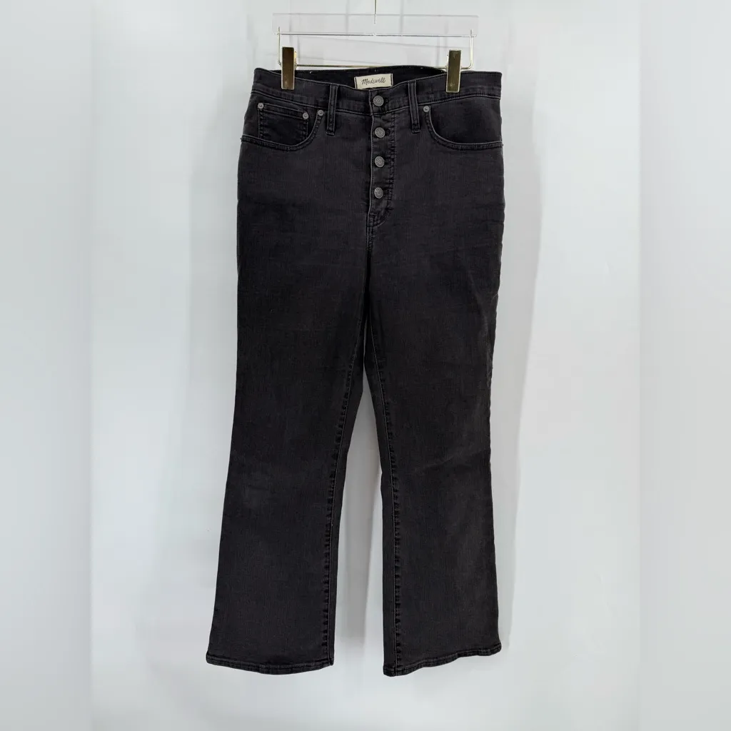 Madewell Tall Cali Demi-Boot Jeans in‎ Bellspring Wash: Button-Front Edition 30T - Image 4