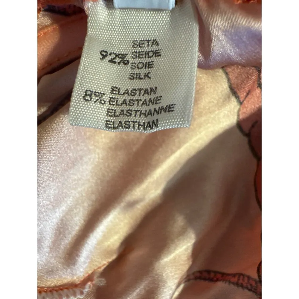 Laura Urbinati Women's 32A Silk Blend Balconette Unlined Bra Orange Pink Size undefined - Image 6