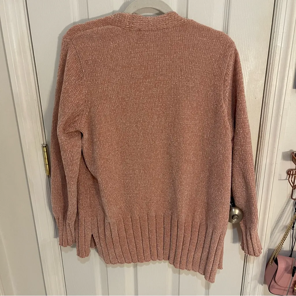 Seven7 Women's Open Front Cardigan - Dusty Pink - Image 3