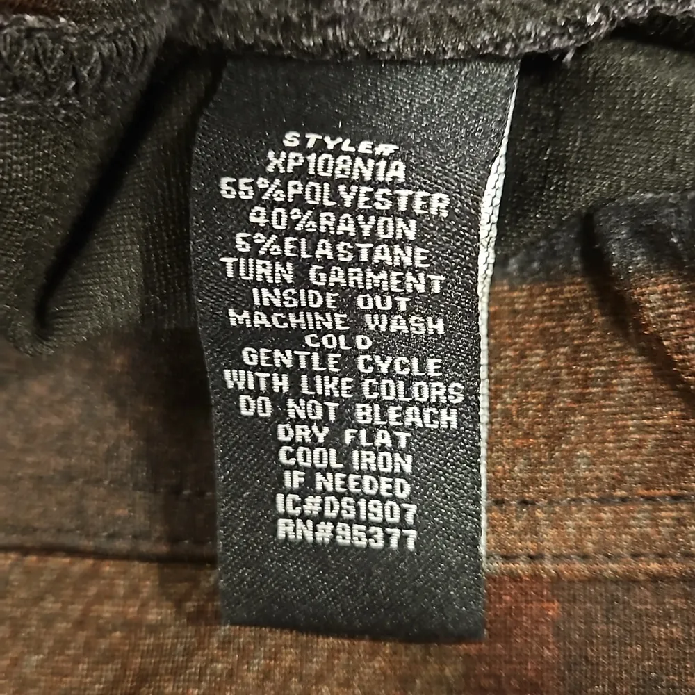 💕ANTHROPOLOGIE💕 Sanctuary Plaid Runway Leggings ~ Brown Motif Medium M NWOT - Image 16