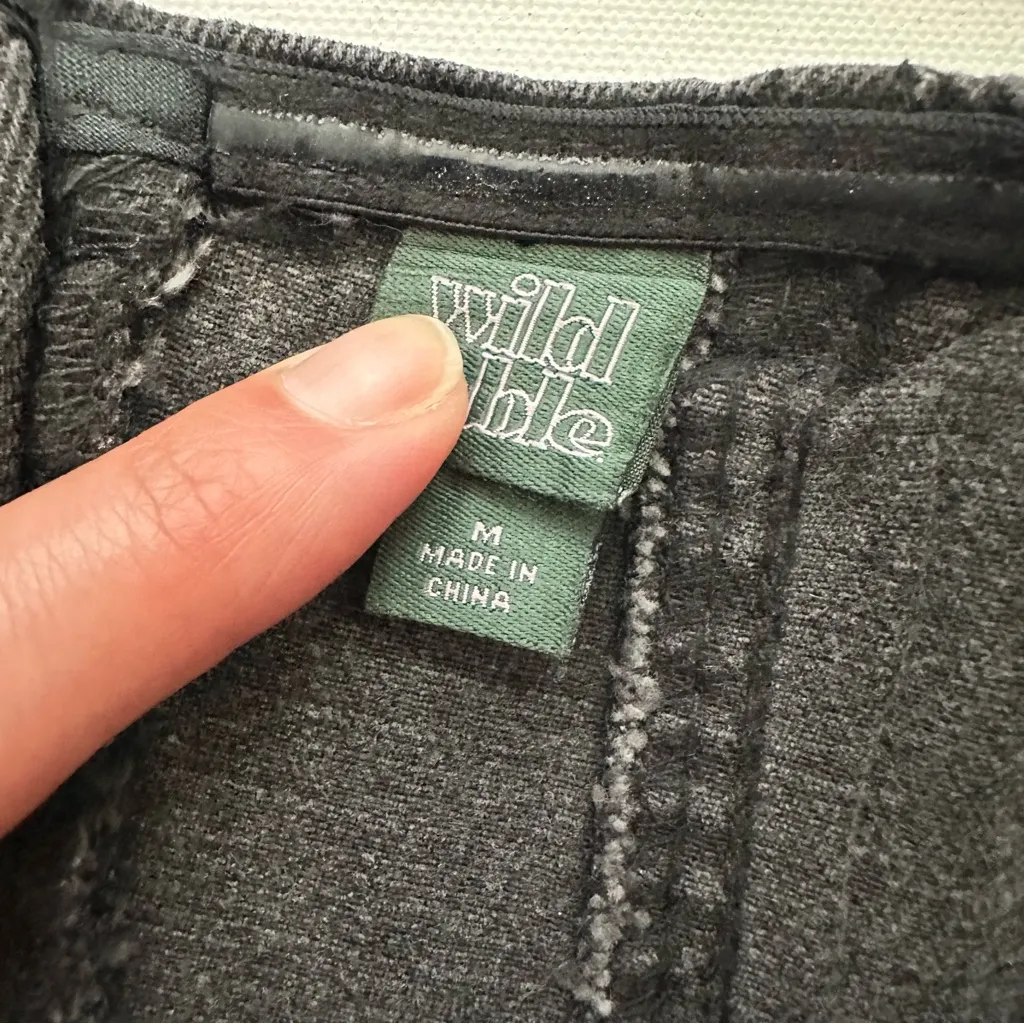 Wild Fable Women's Denim Pleated Mini a-Line Dress  Size M - Image 5