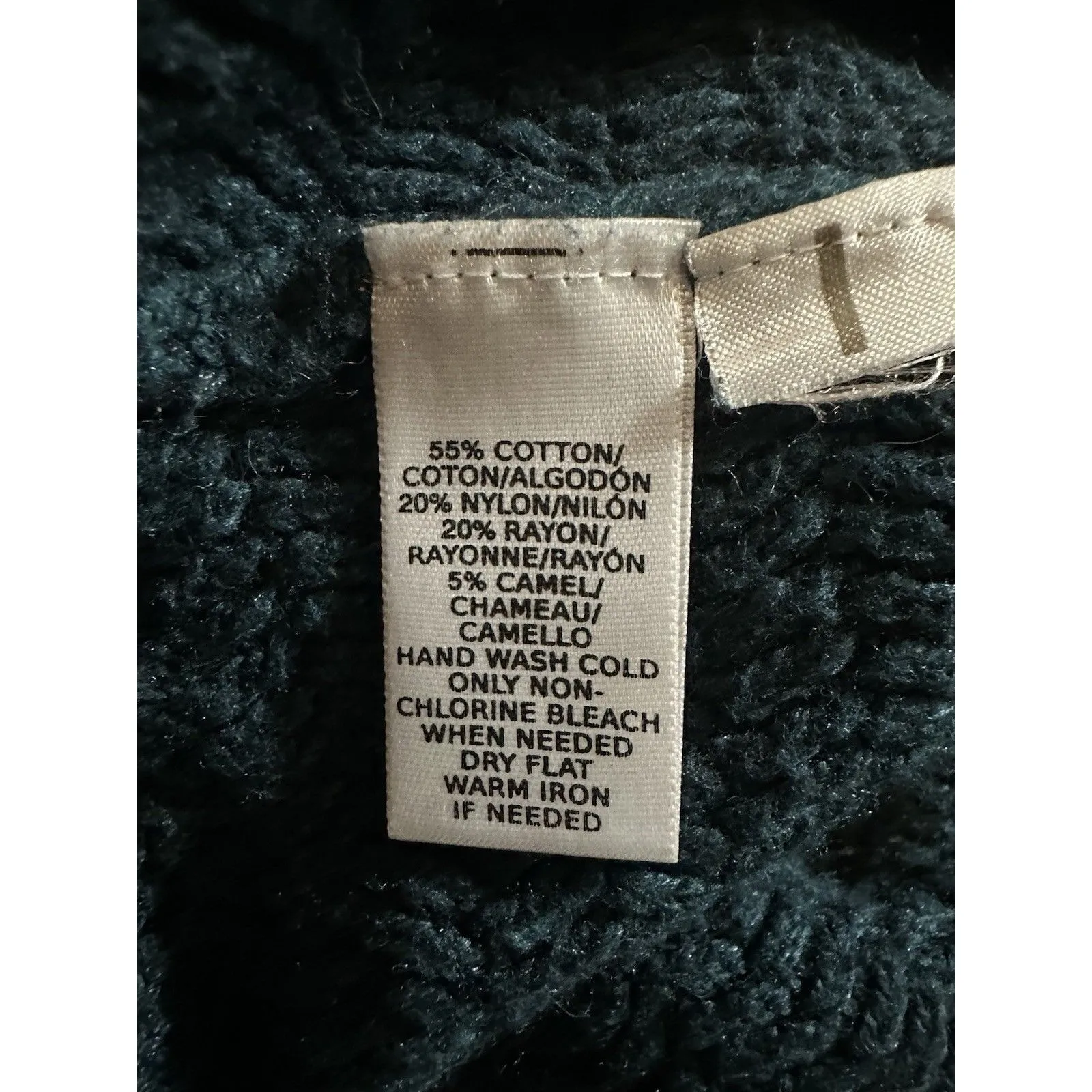 Ann Taylor LOFT Casual Crewneck Knit Sweater Teal Blue Green Woman’s Size M - Image 7