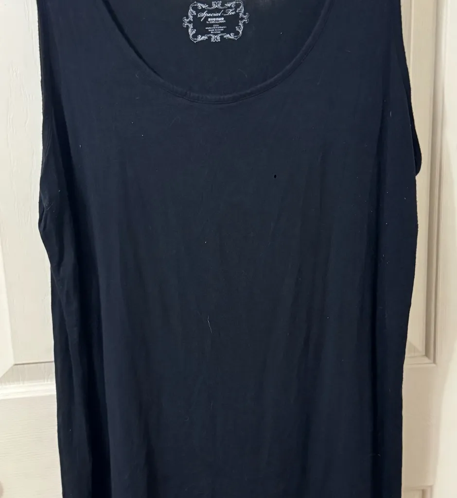 Avenue Midnight Black Tank Top - Image 2