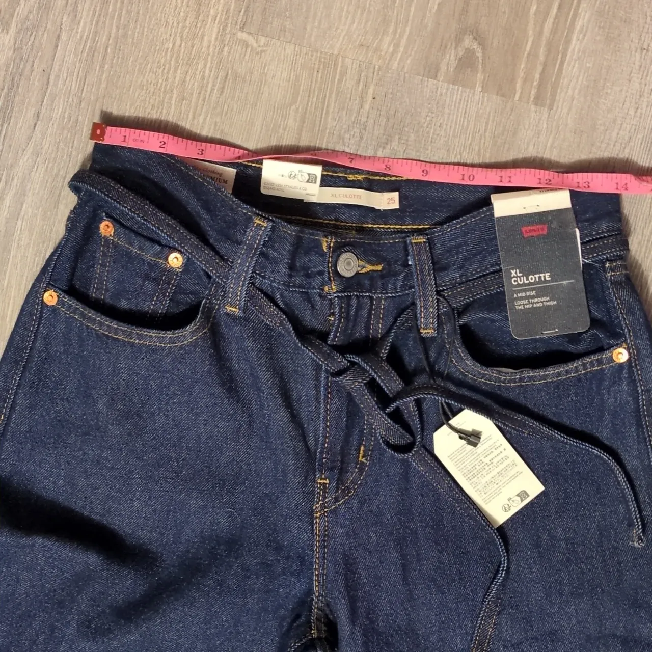Levi's Premium Xl Culotte Jeans Size 25 - Image 14