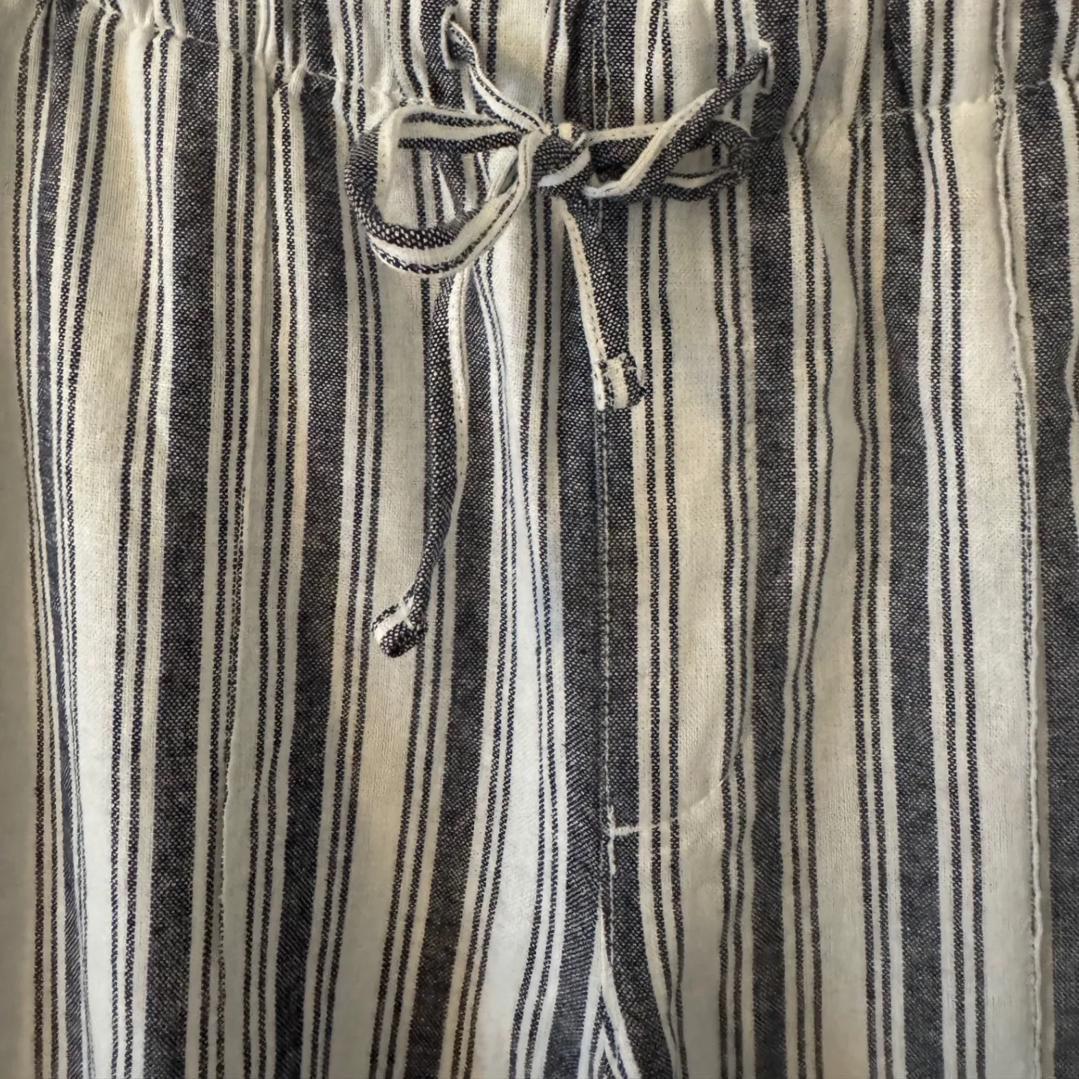 GAP sz S Women Wide Leg Relaxed Pull On Linen Blend Pants Boho Beachy Laggenlook - Image 10