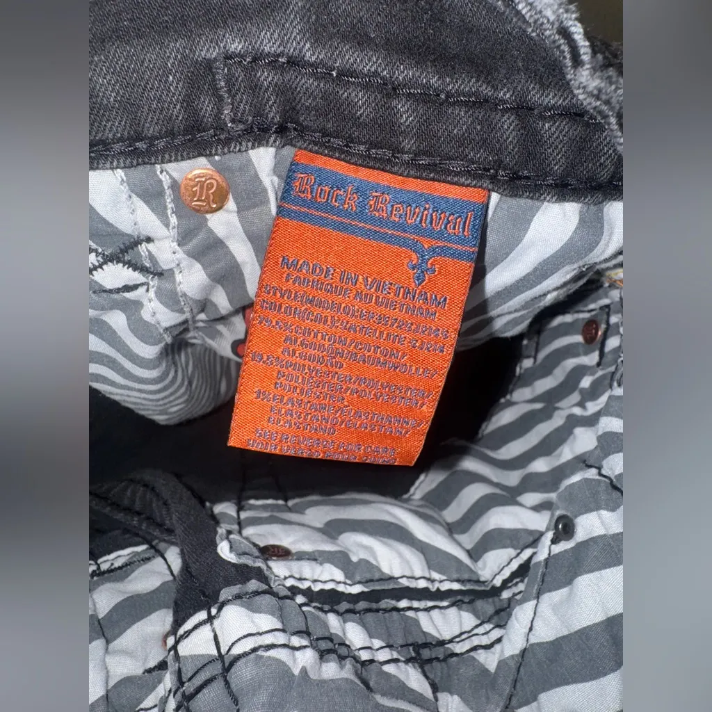 Rock Revival Charcoal Jeans - Image 7