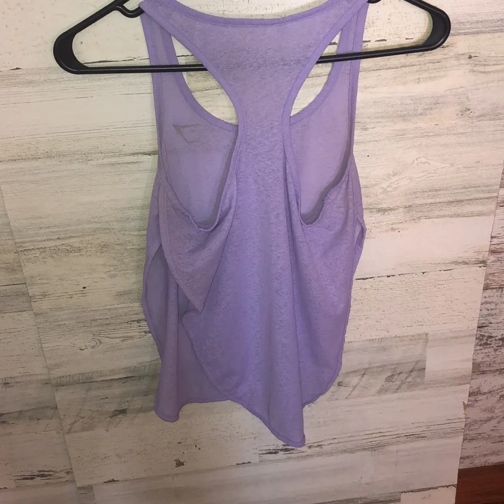 GymShark breeze vest soft lilac purple tank top workout gear XS/SM tank …​ - Image 8