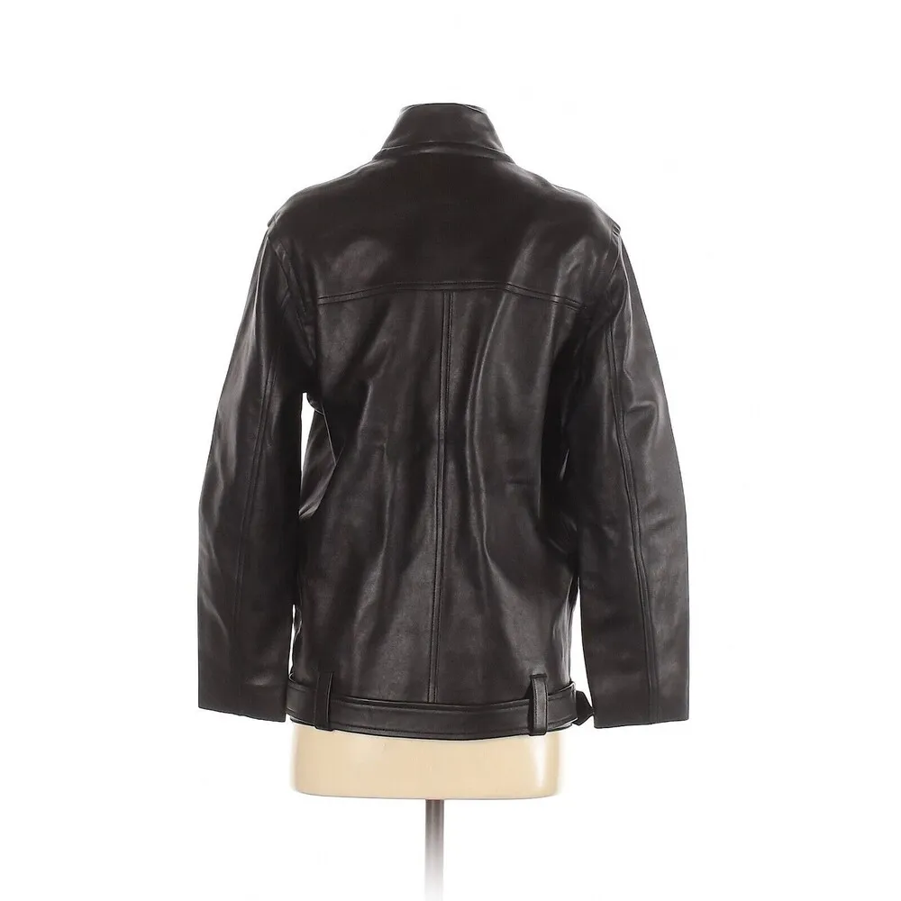 IRO Ametyst Black Moto Leather Jacket  - 34 FR / US 2 - Image 2