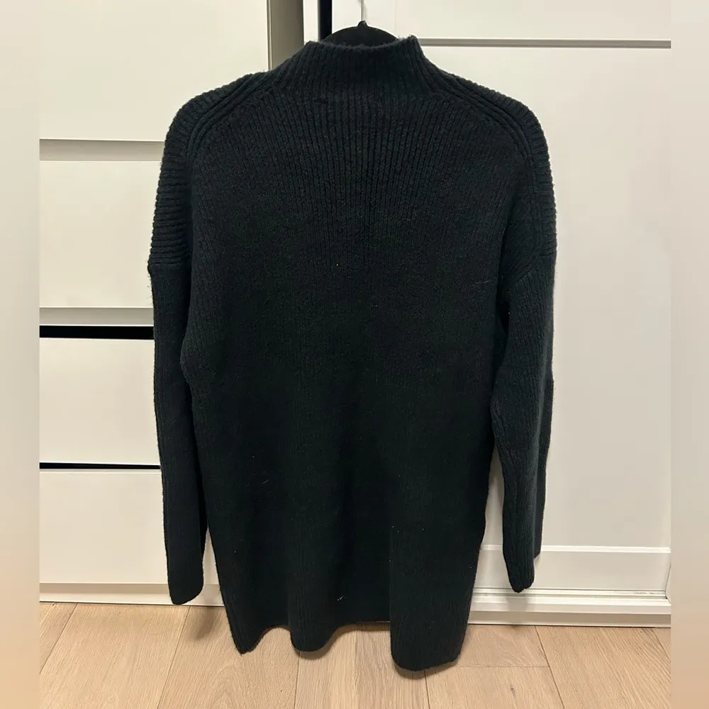 NWOT Abercrombie & Fitch Easy Mockneck Long Sleeve Mini Sweater Dress in Black - Image 8