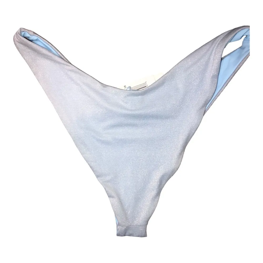 L*Space Bikini Swimsuit Dawn Top Cabana Bottom in Shimmer Sky Blue XL NWT - Image 7