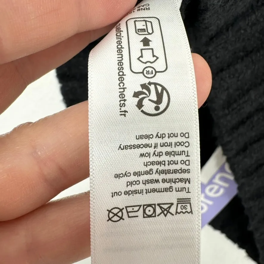 Florence by Mills Black Knit Crop Tank Top M Ribbed Cropped Sweater Camisole Size undefined - Image 9