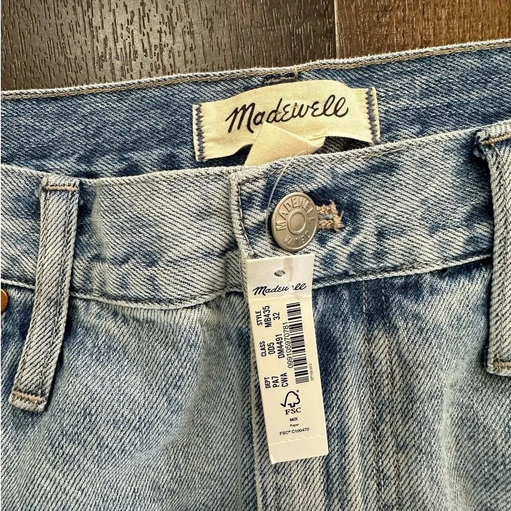 NWT Madewell The Perfect Vintage Jean in Calabria Wash Size 32 - Image 3