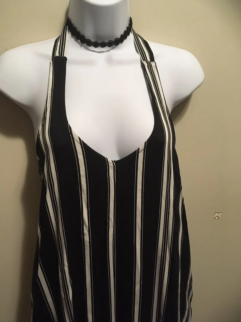 Wild Fable Black And White Overall Romper - Image 3