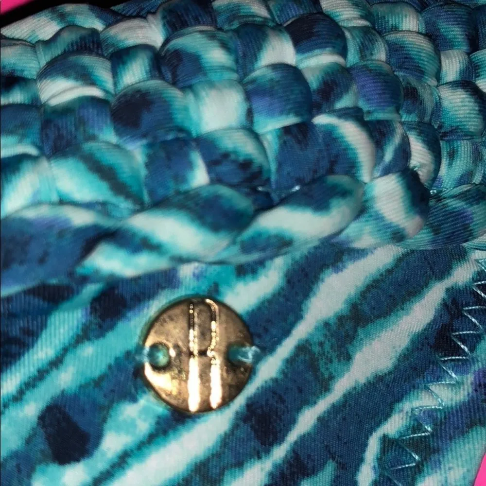 Radio Fiji Macrame Retro Bottom‎ nwt Blue Size M - Image 7