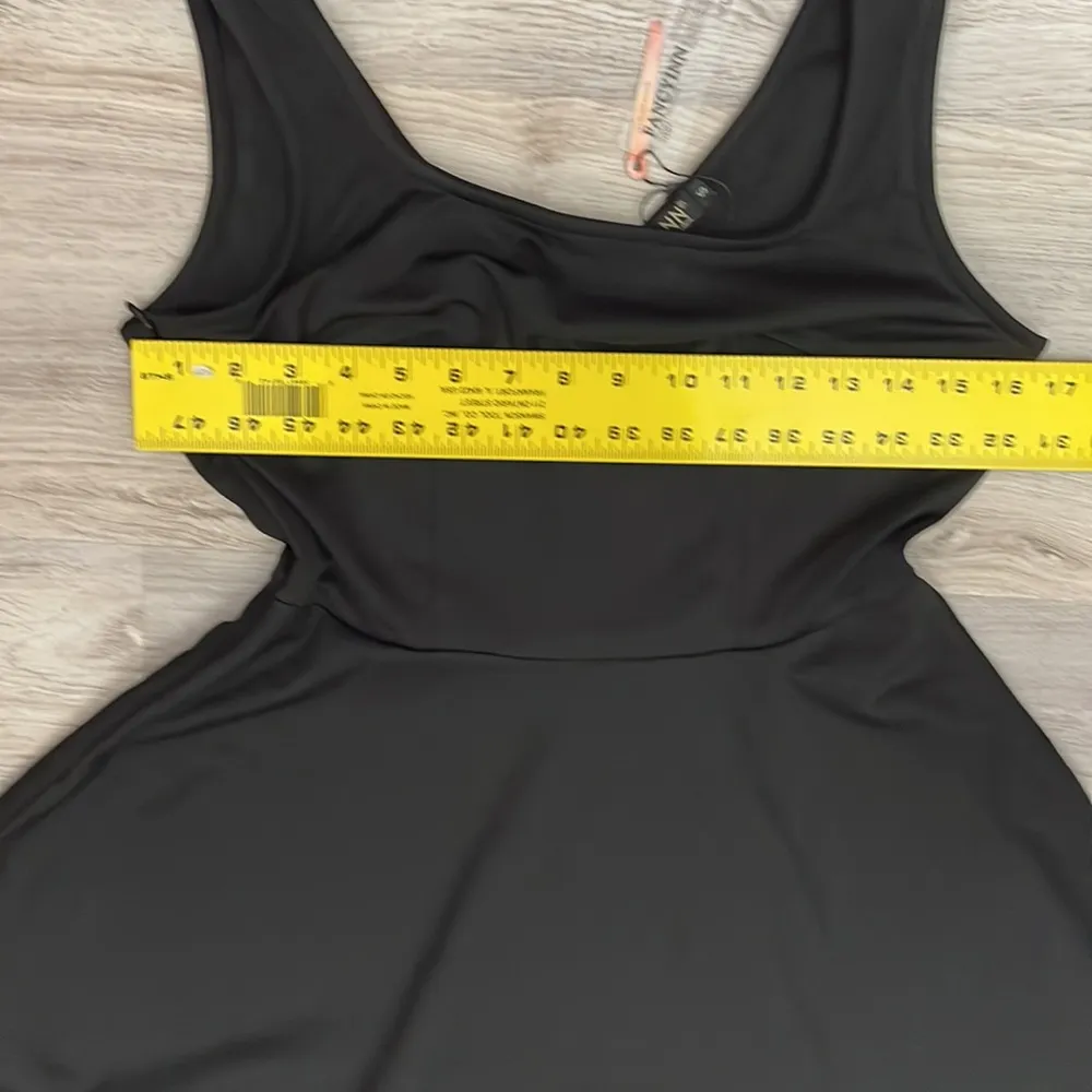 NWT  Black Sleeveless Above the Knee Fit & Flare Zip Side Dress Size S - Image 9