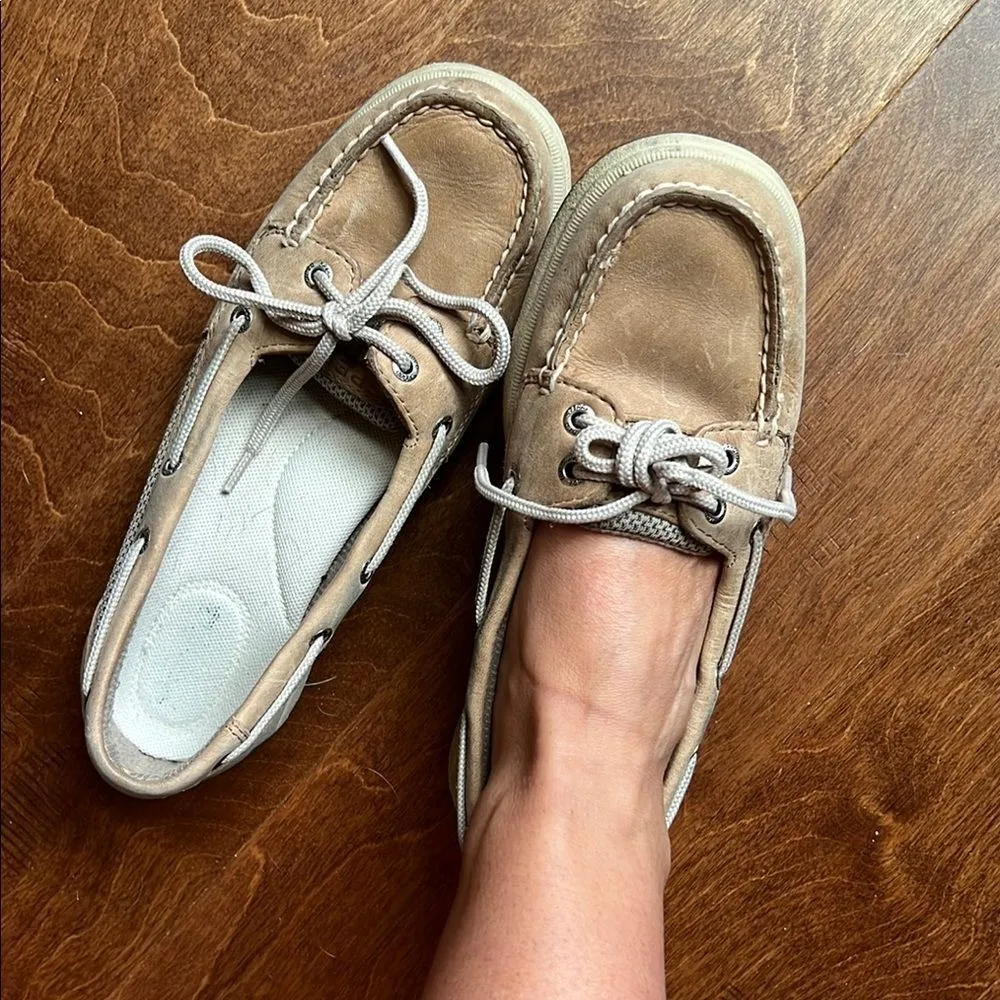 Sperry Tan Women’s Leather Loafers - Image 5