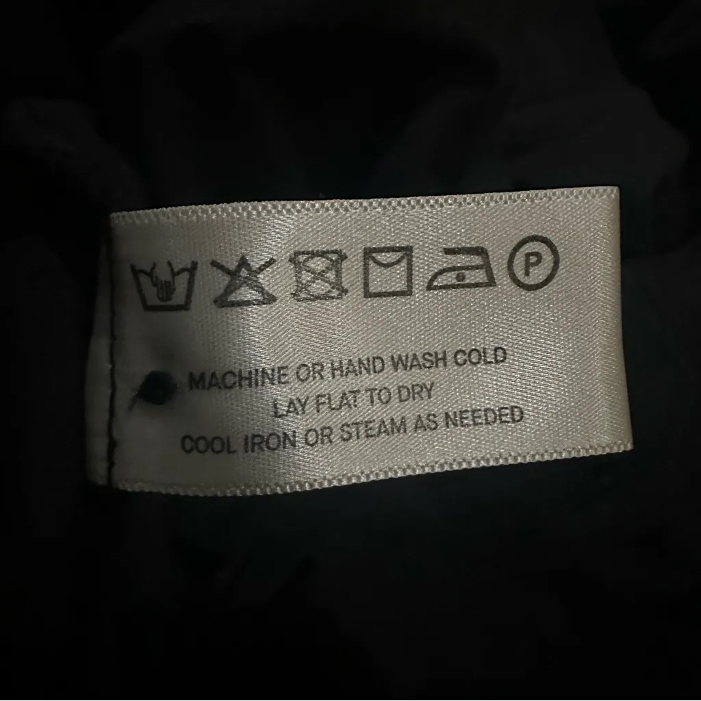 Modern Citizen Clara Open Back Button Down Long Sleeve Shirt Dress Black XS - Image 12