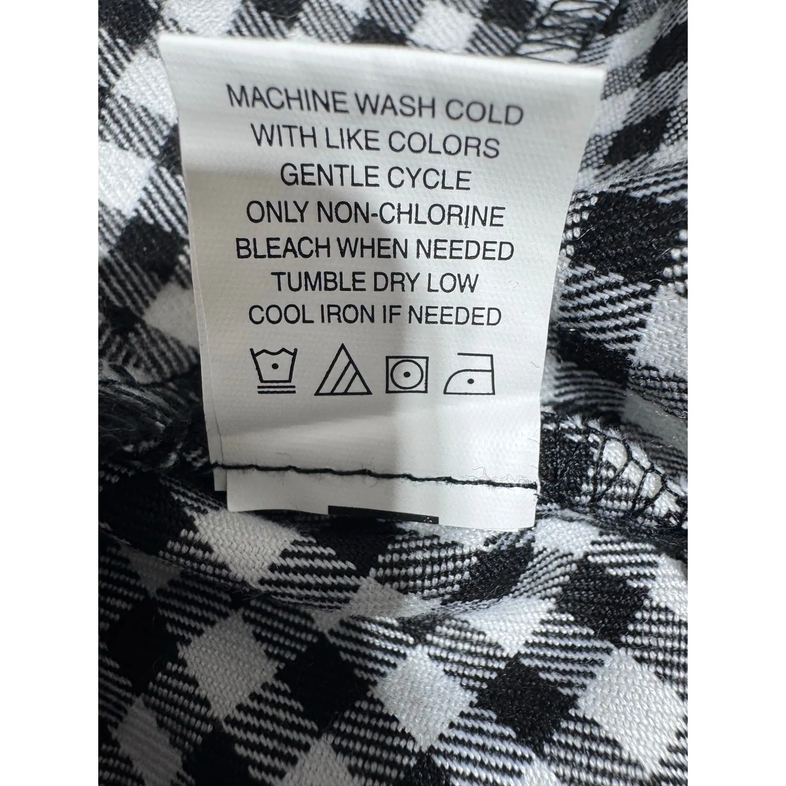 Love On A Hanger Black White Gingham Preppy Academia Mini Skirt Junior's Size‎ 1 - Image 7