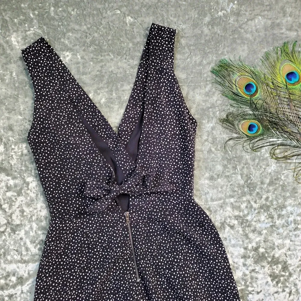 Sam Edelman Enchanted Kiss Polka Dot Black Jumpsuit - Image 10