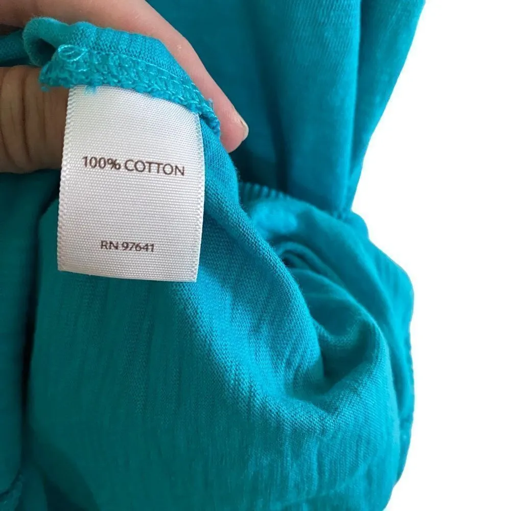 J. Jill t shirt dress shirt sleeve small petite blue Blue Size undefined - Image 5