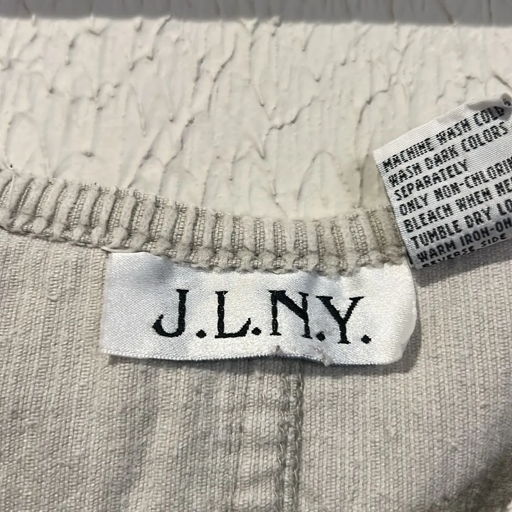 J.L.N.Y. Vintage Corduroy Beige Jumper size small Tan - Image 9