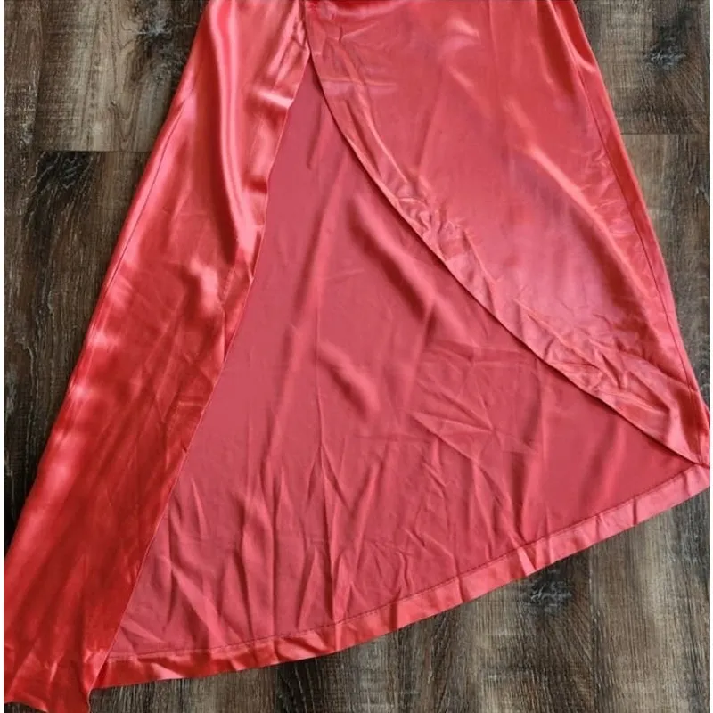 Retrofete Sabrina Dress in Coral Size XS Halter Open Back NWT Maxi Sleeveless Pink - Image 7