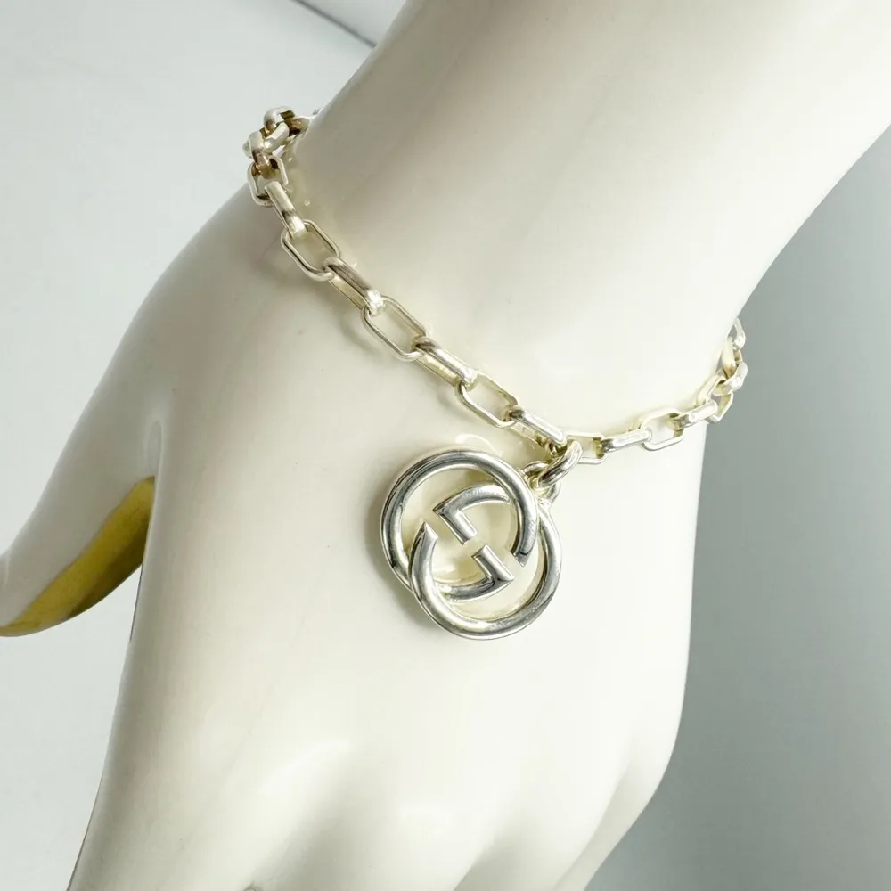 Gucci Interlocking G Chain Linked Bracelet NEW - Image 9