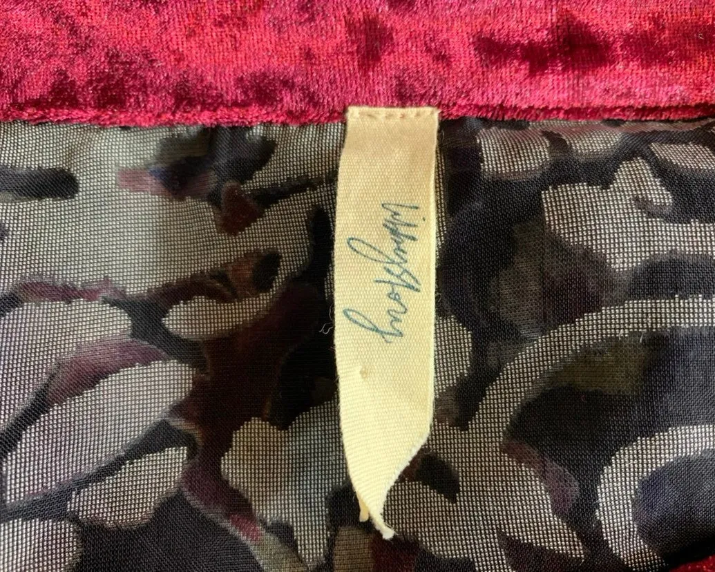 Libby Story by Anthropologie floral sheer button up shirt size L juniors - Image 7