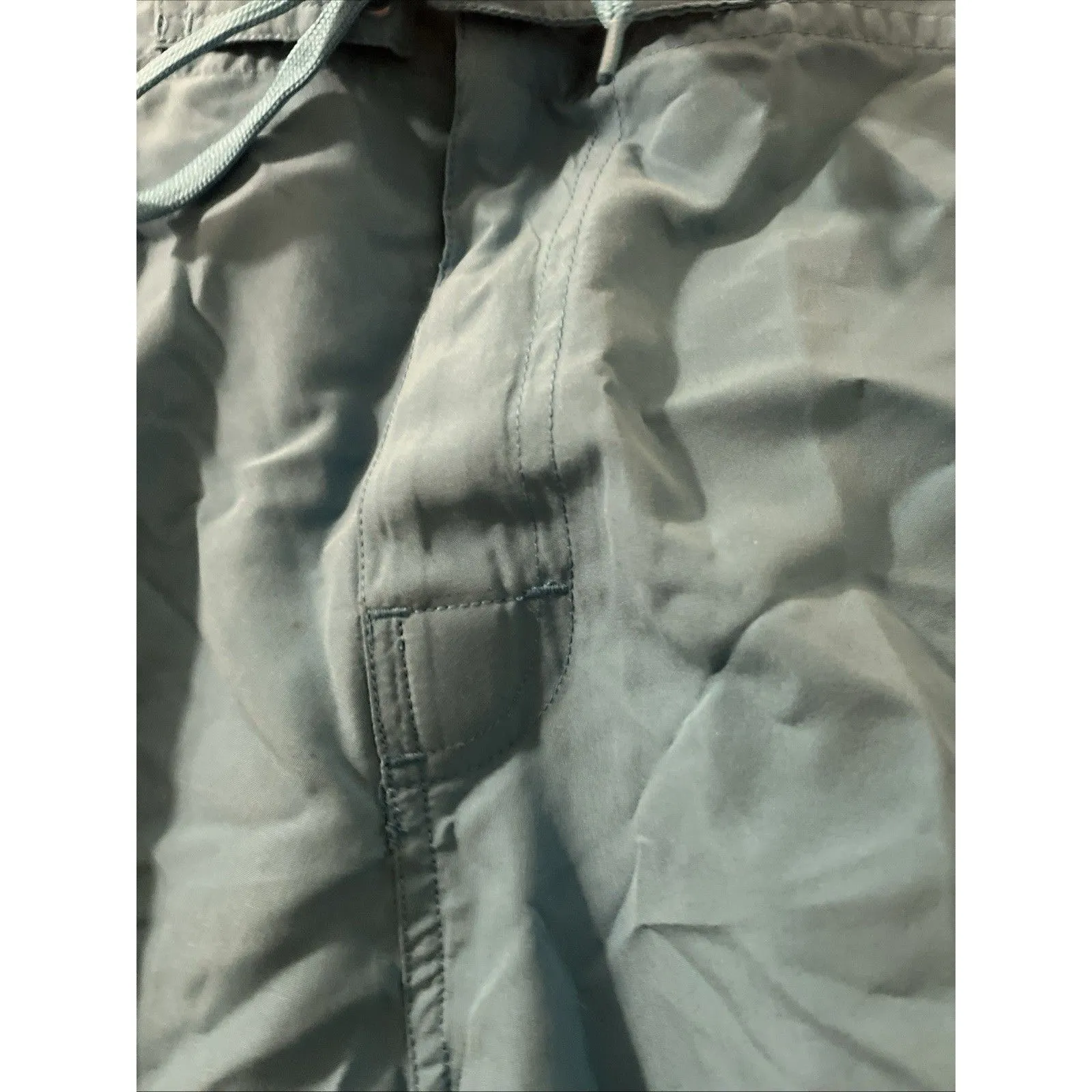 Nina Capri Women's Size 12 Turquoise Blue Board Shorts Drawstring - Image 4