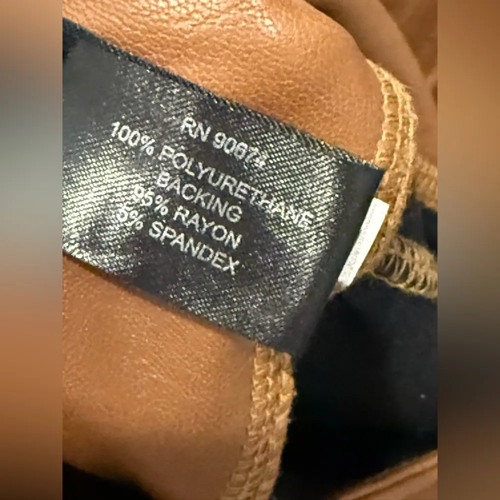 Boston Proper Faux Leather Pull On Legging - Image 5