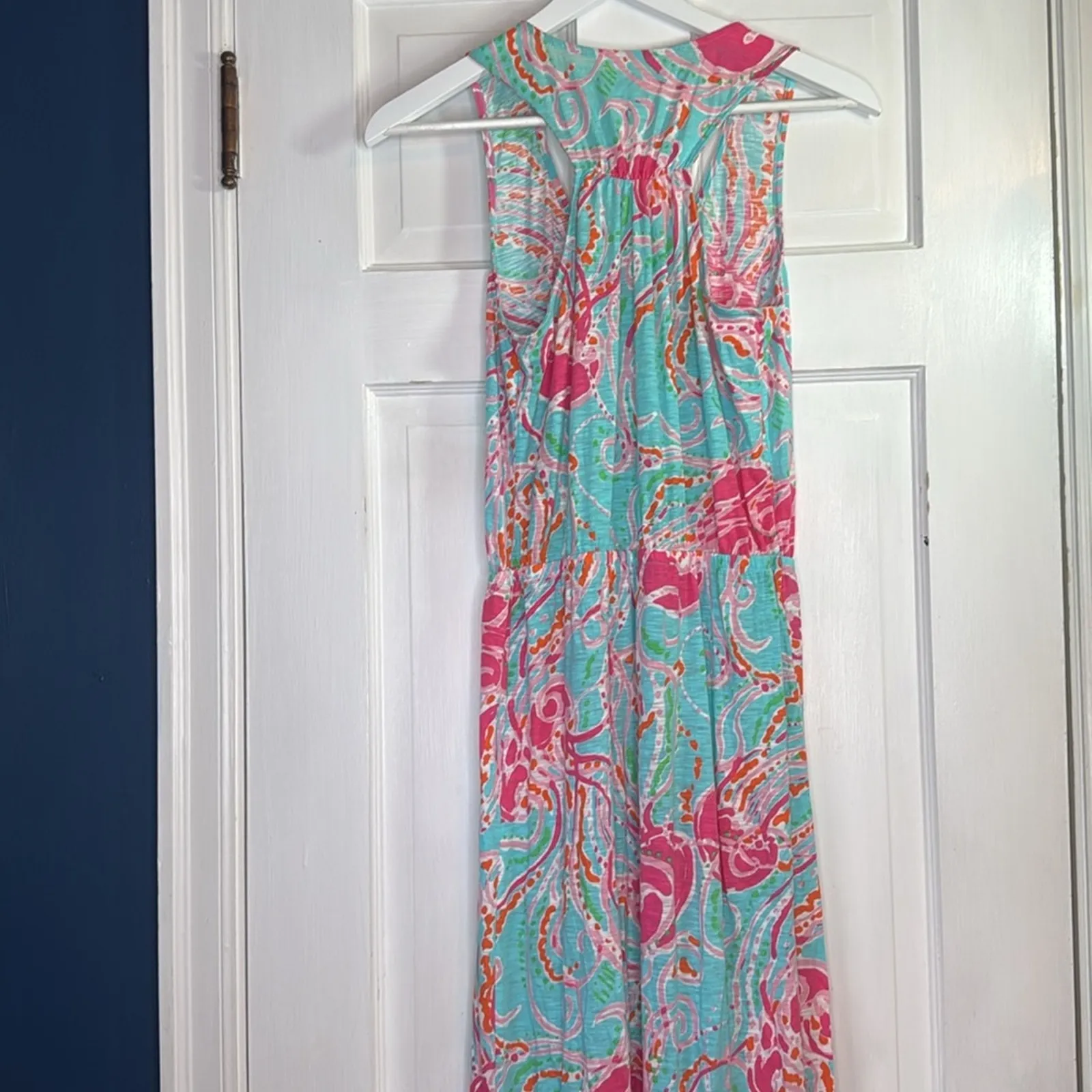 Lilly Pulitzer Sleeveless Mills Maxi Jellies Be Jammin Dress W1317 Sz XS - Image 9