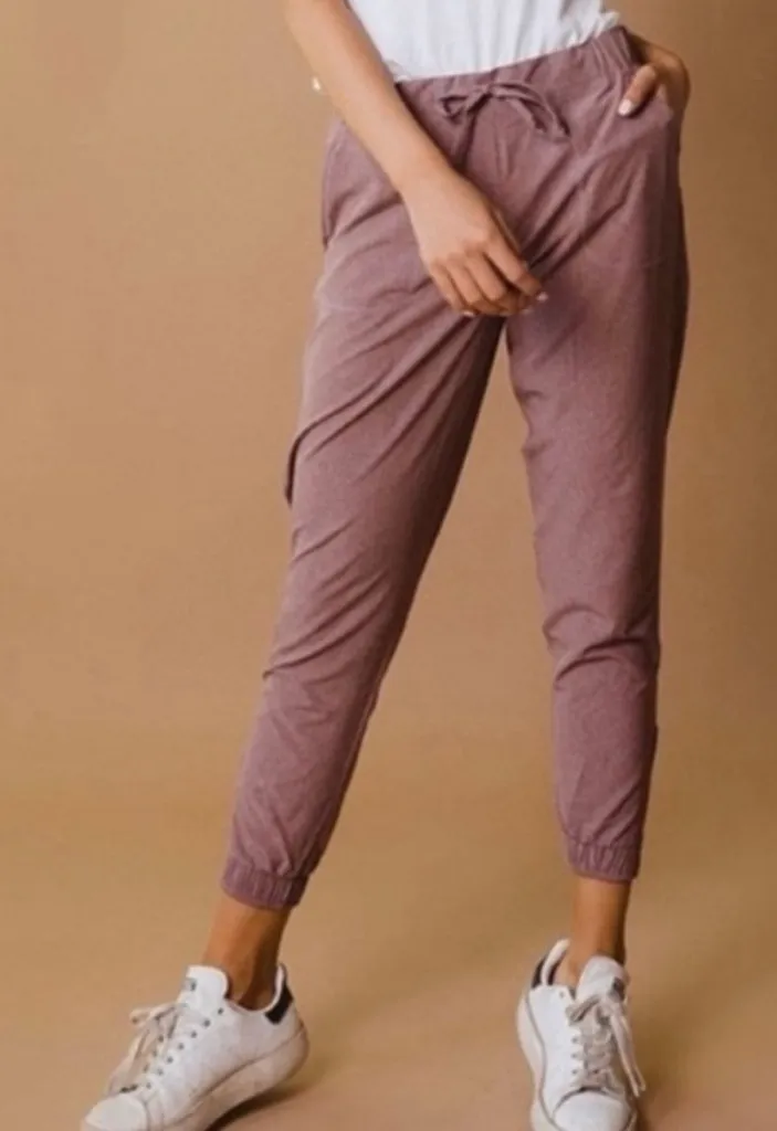 Albion Fit Jetsetter Ankle Zip Jogger Pants with Pockets Women’s Size XS - Image 1