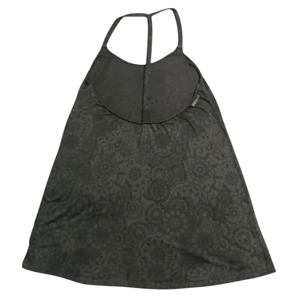 Hurley Nike Dri-Fit Floral Gray Racerback Dress Size Large Athleisure‎ Gym Style - Image 2