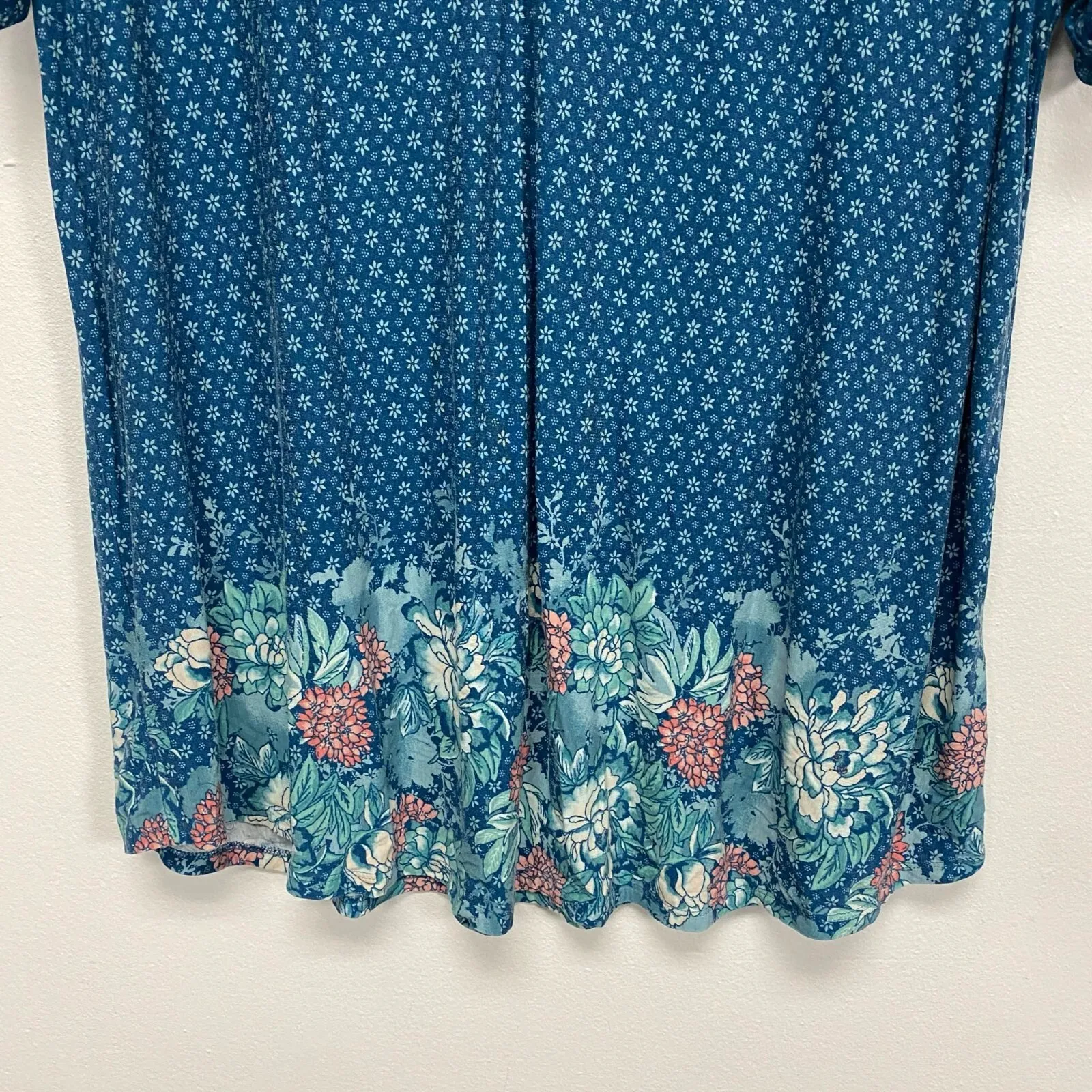 Soma Loungewear Women Large Comfort Dark Blue Soft Comfy Cozy - Image 4