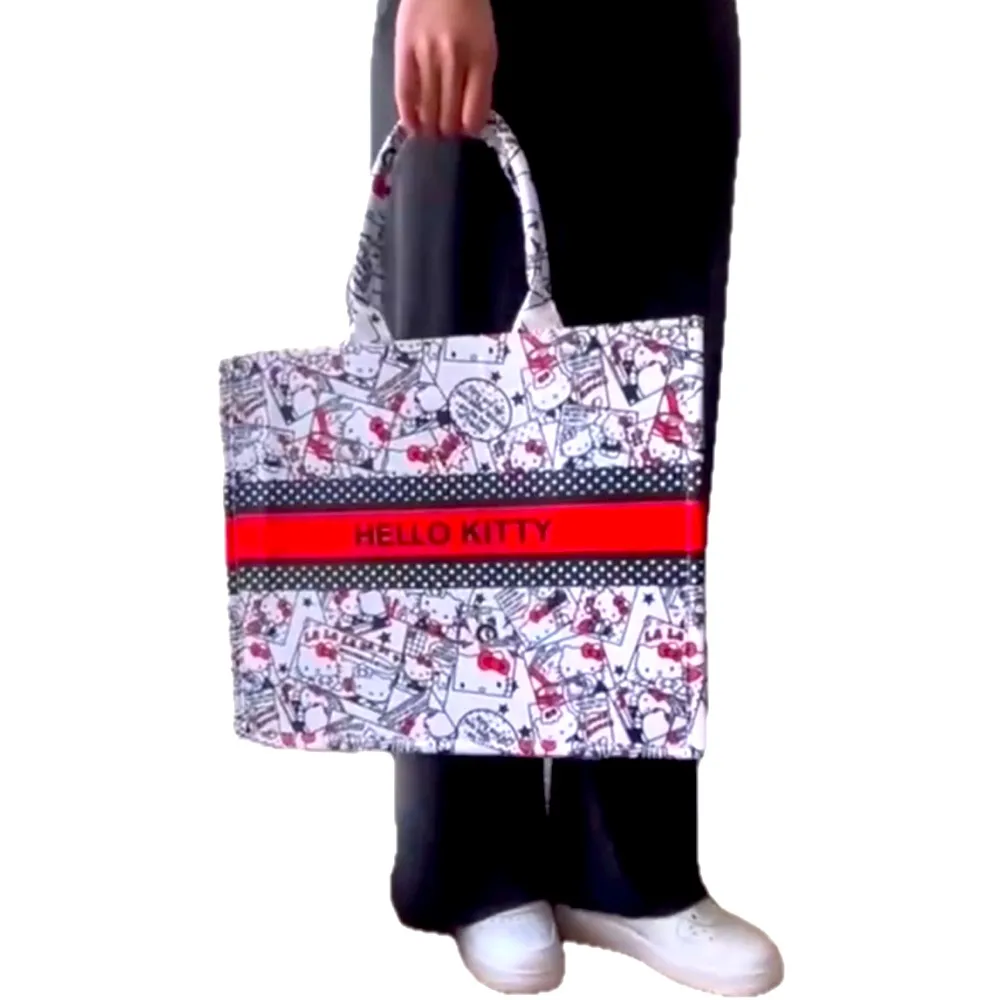 NWOT Hello Kitty CD Style Large Tote Bag - Image 3