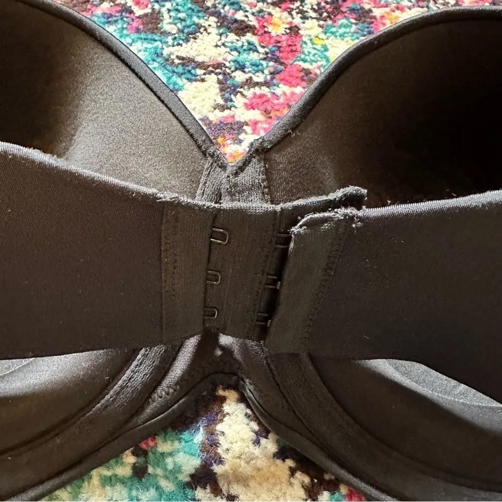 Lilyette Strapless Underwire Bra Black Size undefined - Image 3