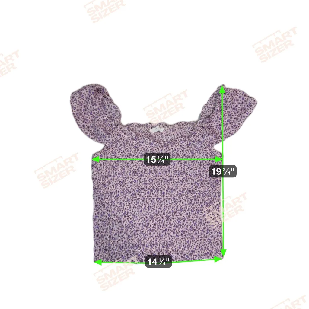 Lush Women's Smocked‎ Cap Sleeve Top size M - Image 8