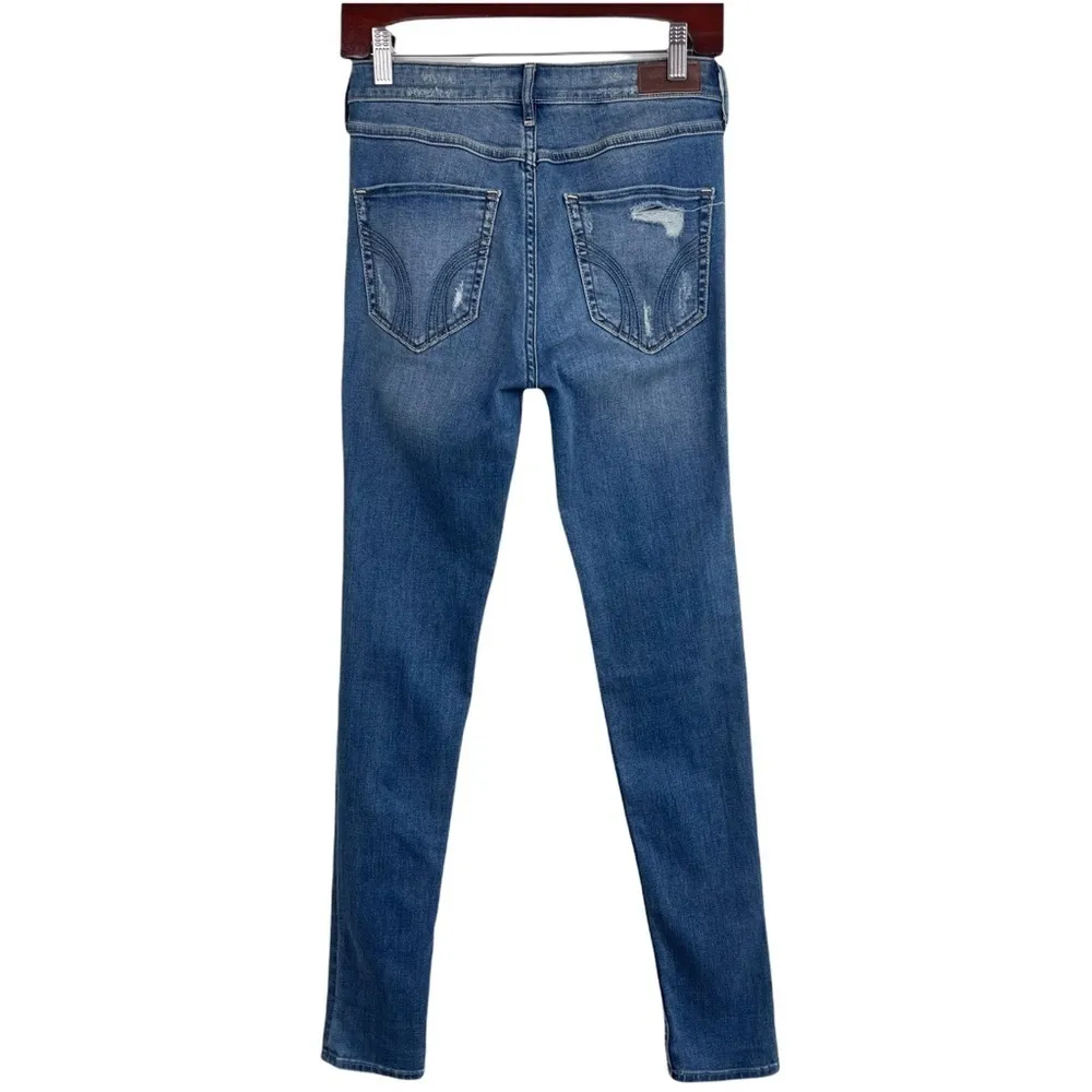 Hollister Sequin High Rise Super Skinny Jeans Women’s Size 26 Stretchy - Image 2