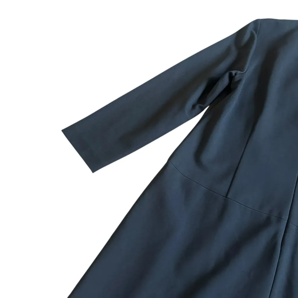 Cynthia Steffe Victoria Black Pointe Dress Faux Wrap Long Sleeve Size 12 Women's - Image 8