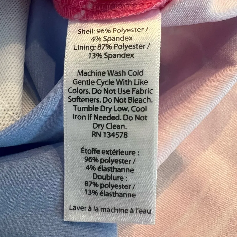 Vineyard Vines Printed Whale Tail Golf Skort Pink Size 8 EUC $118 - Image 7