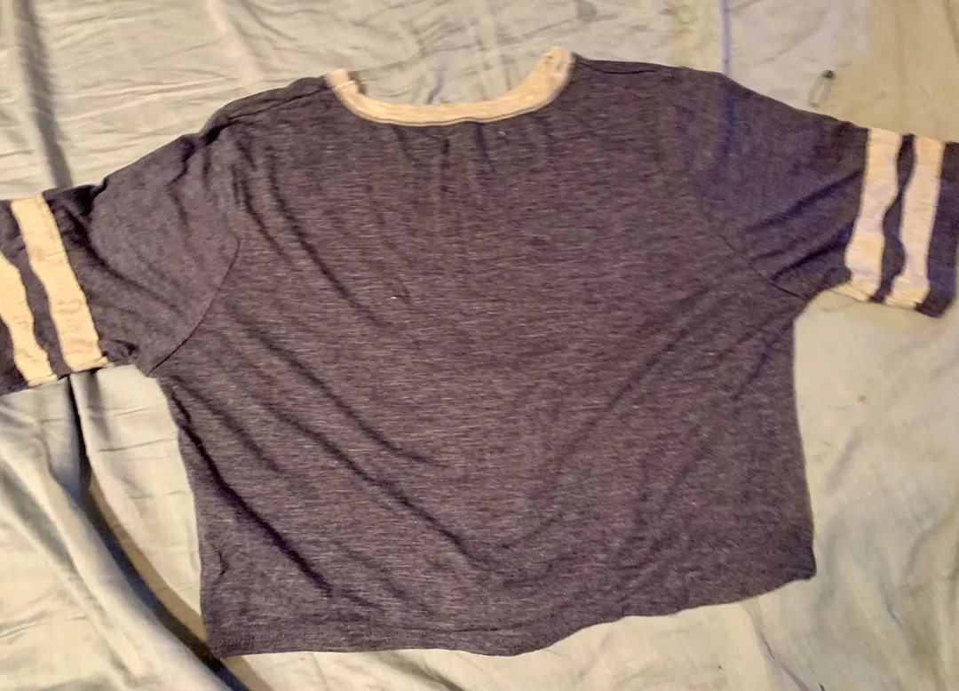 Macy's jersey styled cropped top - Image 2