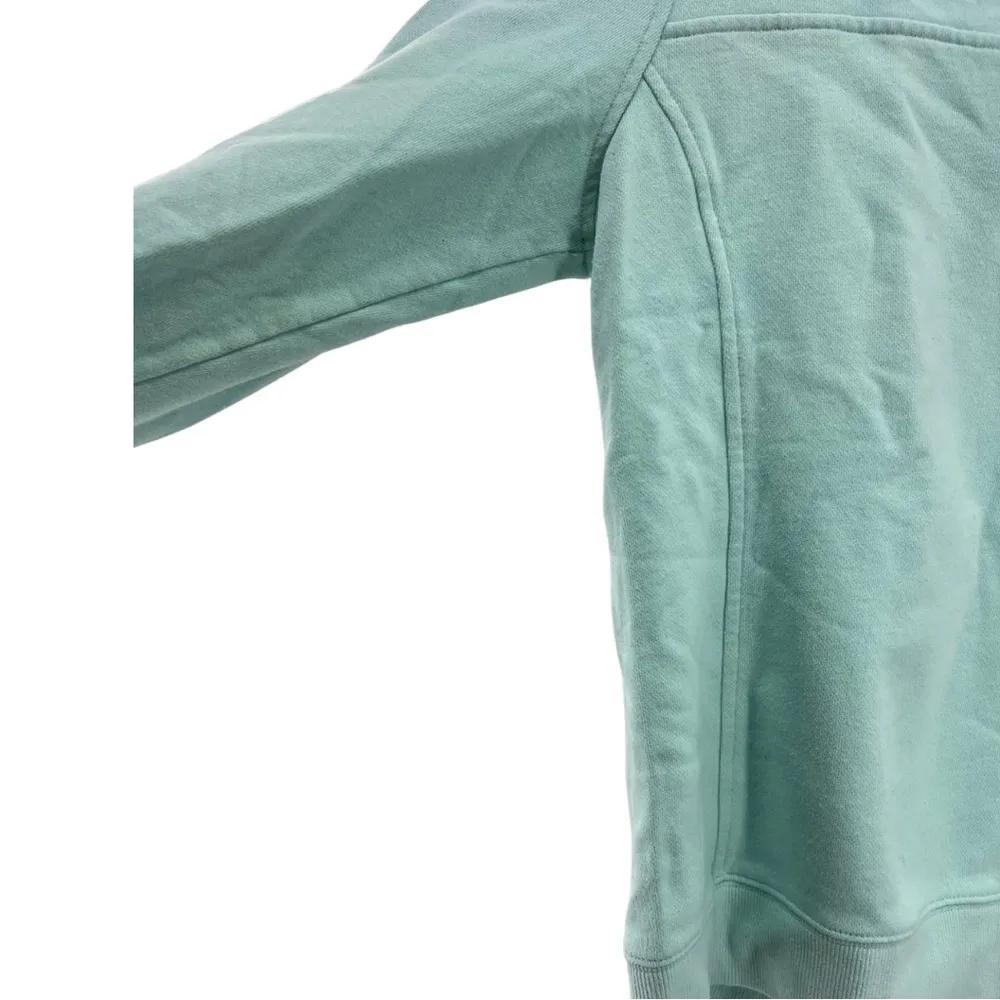 Vineyard Vines pullover 1/4 zip L light blue plaid cotton preppy collared casual - Image 3