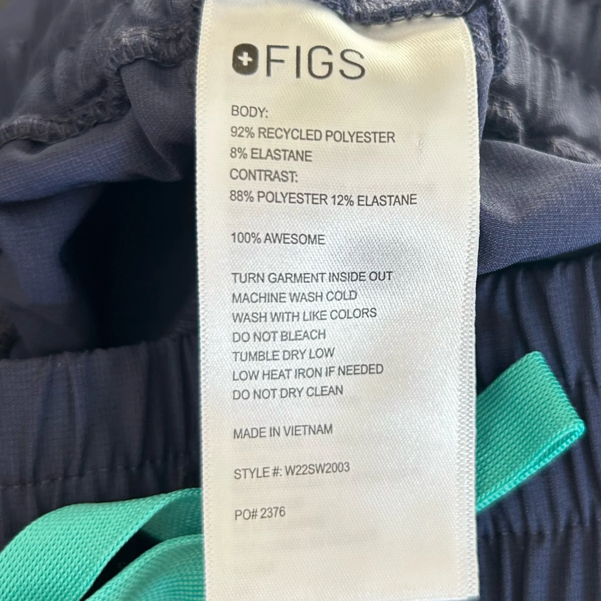 NWOT Figs Women High Waist Fionlite Jogger Scrub Pants Size XXS - Image 7