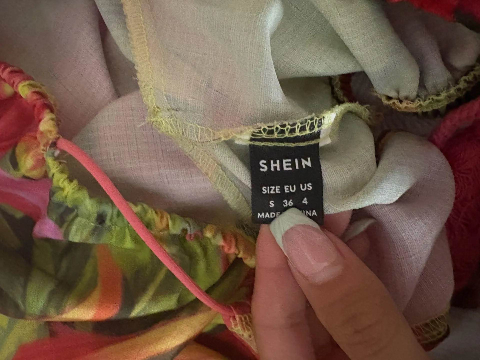 Shein Long Sleeve Crop Top - Image 5