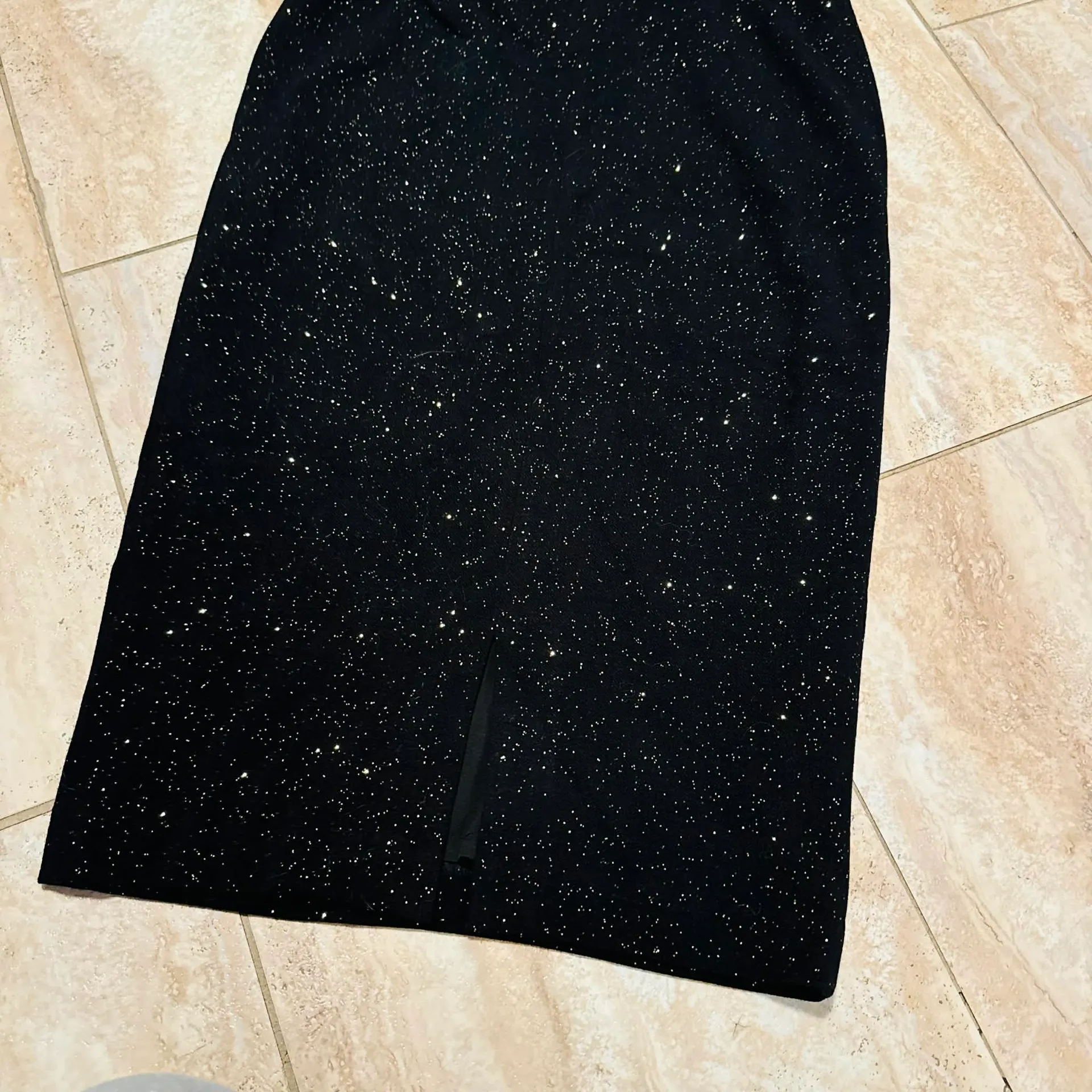 Alfani High Waist Long Glitter Bodycon Skirt - Image 8