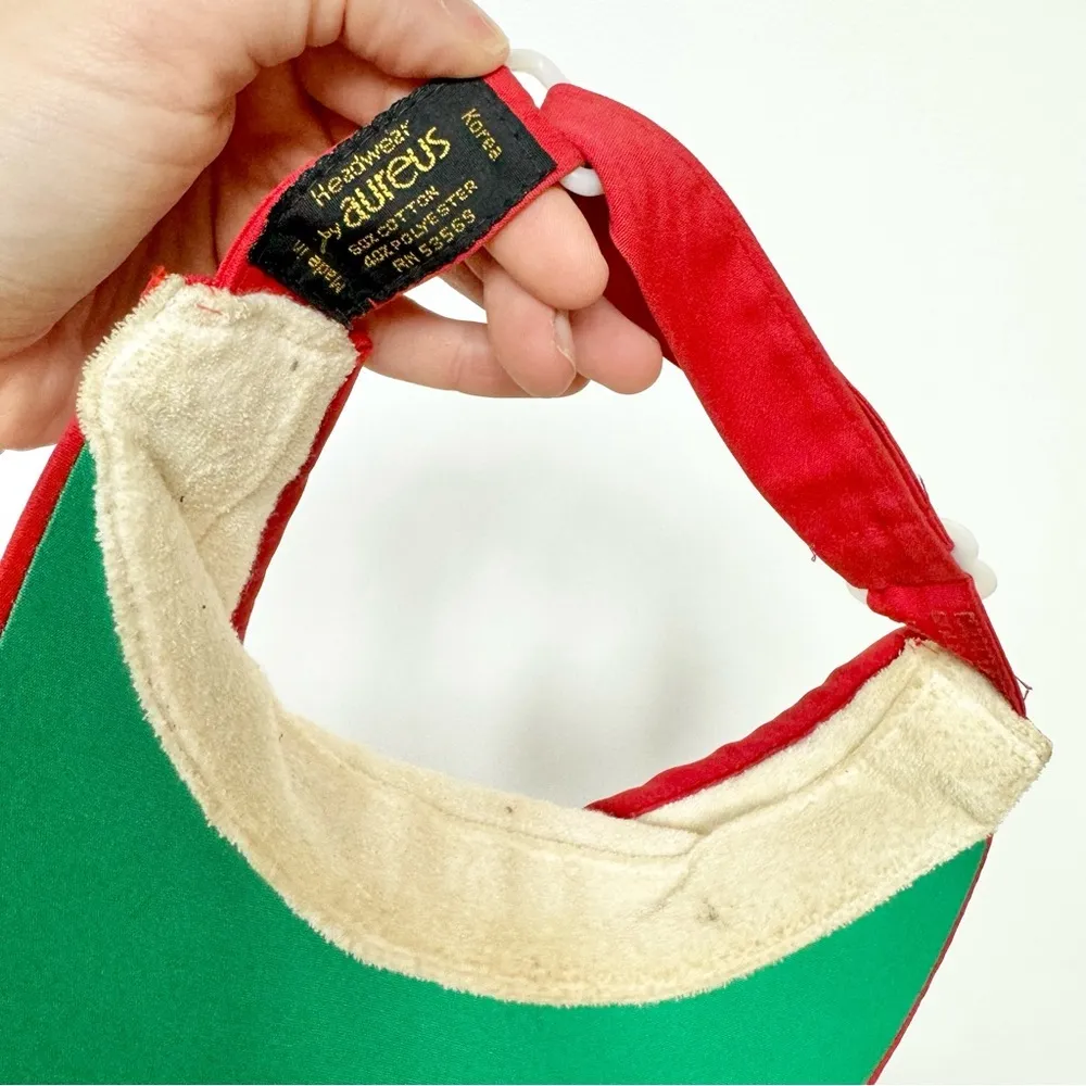 Vintage Aureus Mickeys Golf Club adjustable golf visor AS IS - Image 4