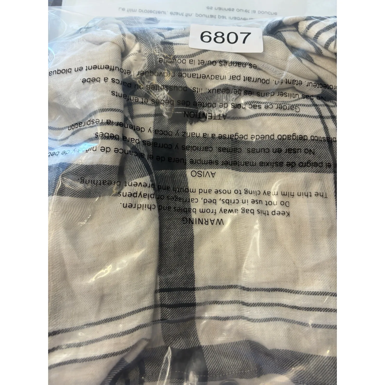 Anthropologie Cloth & Stone Hannah Shirtdress M Plaid Short Sleeve Belted White - Image 12