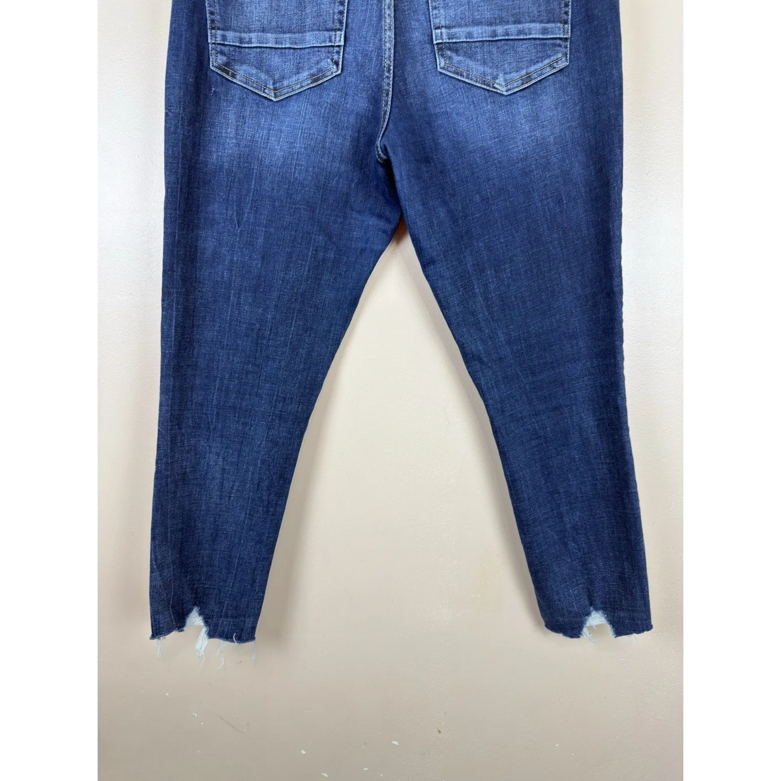 BKE Payton Womens Mid Rise Ankle Skinny Jeans Size 30 Universal Fit Blue Denim - Image 5