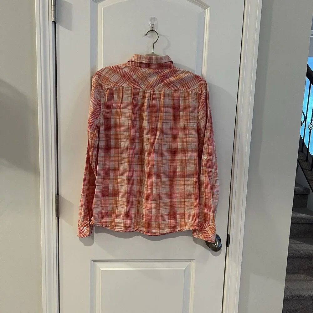 C & C California Women’s Shirt Large Plaid - Image 2
